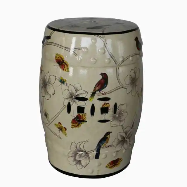 Jindezhen dressing table ceramic garden stool Chinese ceramic drum