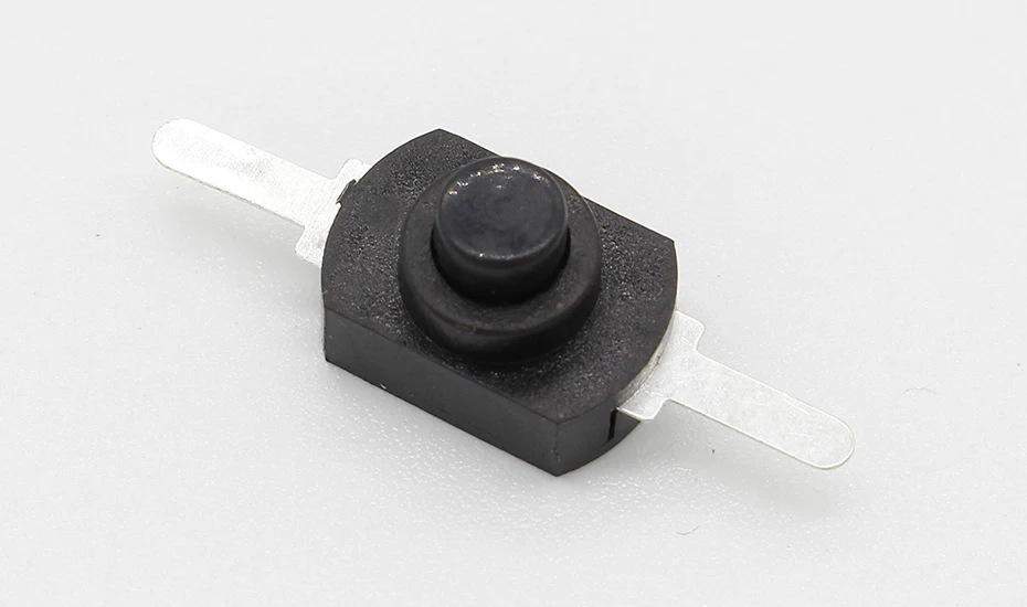 10pcs DC 30V 1A Black On Off Mini Push Button Switch for Electric Torch light fan switch