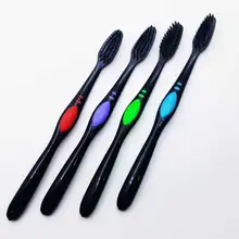 Гигиена полости рта цвета в ассортименте бамбуковый уголь зубная щетка 360 градусов зубная Щетка массажная зубная щетка