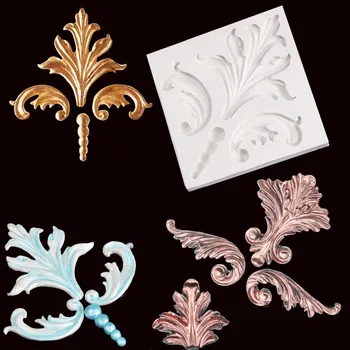 

Classic Vintage trims mold lace mold Classic lace fondant molds sugarcraft mold Christmas chocolate gumpast mould