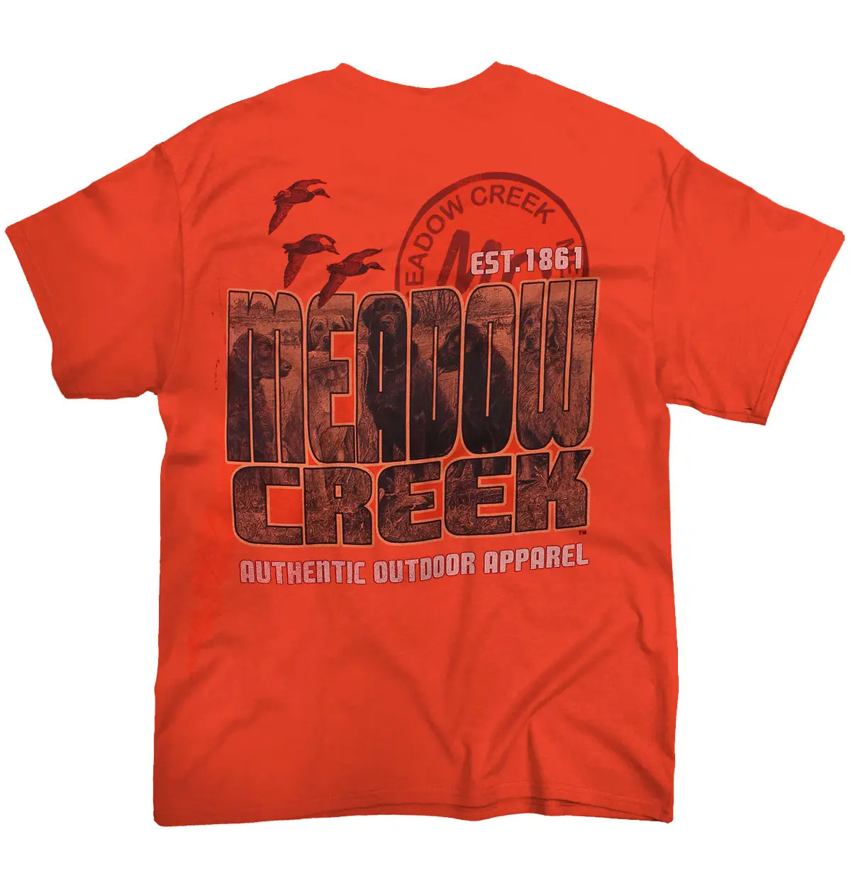 Meadow Creek Dog Hunting Shirt | Gun Rifle Outdoor Sporting T Cool Casual pride t shirt men Unisex New Fashion Мужская одежда