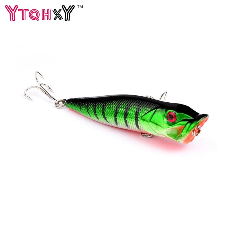 1 шт. Topwater 8 см 12 г Поппер для рыбалки Lur Isca искусственный рыболовный Воблер
