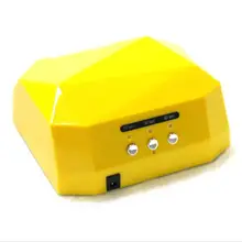 With Package!LED uv lamp 36 w 110-220V gel nail machine dry nails Diamond Shaped Best Curing Nail Dryer for UV Gel Nail EU Plug