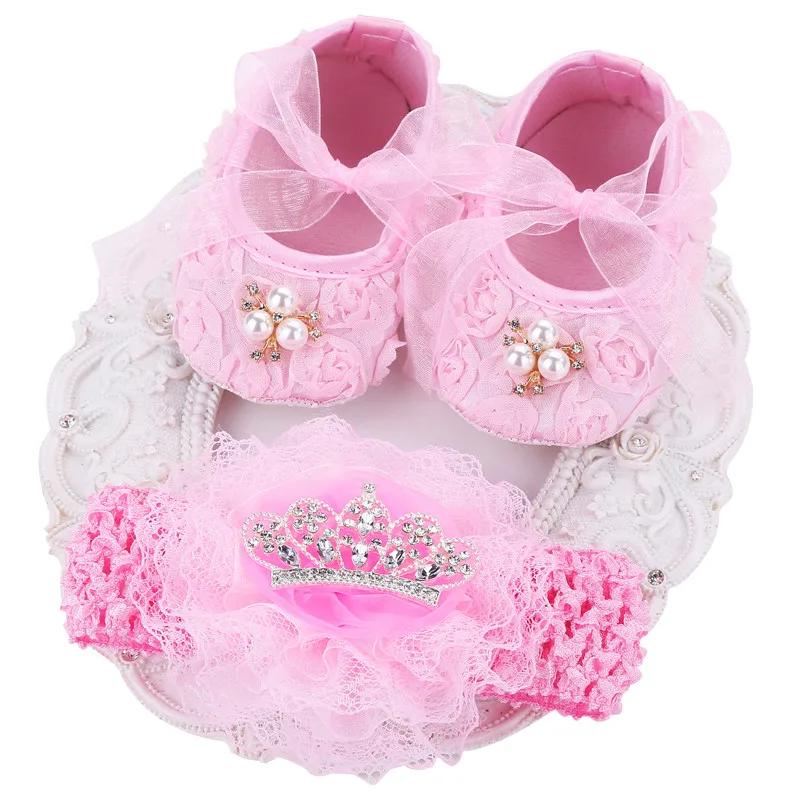 

Soft Sole Girl Baby Shoes Cotton First Walkers Floral Infant Baby Girl Shoes Set Fabric Baby Booties scarpe neonata botas bebe