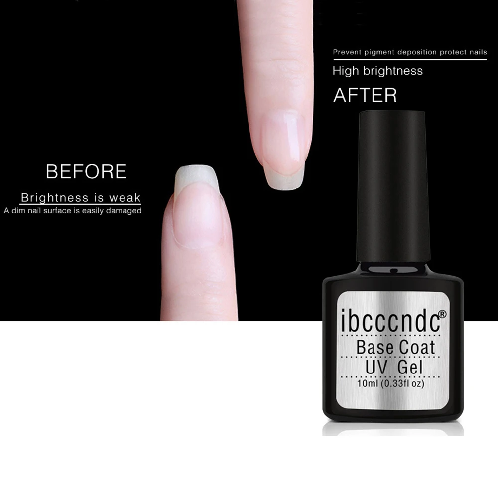 

ibcccndc Primer Gel Varnish Soak Off UV LED Nail Primer Builder Gel Varnish Base Coat No Wipe Top Color Gel Polish