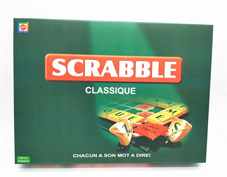 Игра scrabble утолщенная шахматная доска русская игра scrabble на русском/французском/арабском/английском шахматы игрушки для детей