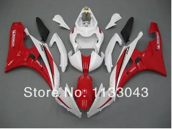 

Red white R6 fairing kit for Yamaha YZF-R6 06-07 YZF R6 06 07 # A4P6 YZF 600 R6 2006 2007 fairing sets bodywork +7gifts