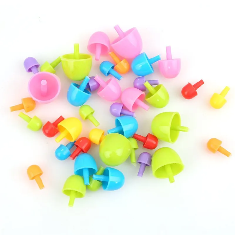 296pcs Mushroom Nails Puzzle Educational Pegboard Toy Letters Numbers Game with Storage For Kids Children  (2)