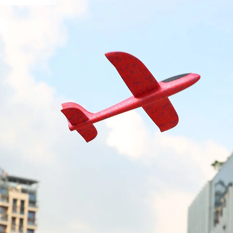 38 см Хорошее качество ручной запуск метательный планерный самолет инерционная пена EPP самолет Игрушечная модель самолета Наружная игрушка развивающие игрушки