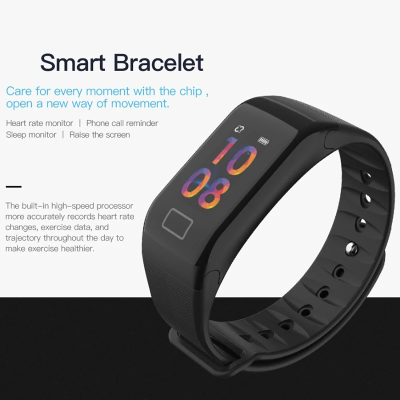 

Health Monitoring Bracelet Wristband Fitness Blood Pressure Message Rate Time Smart Band Watch for Huawei Mate 20 Lite 20Pro 20X