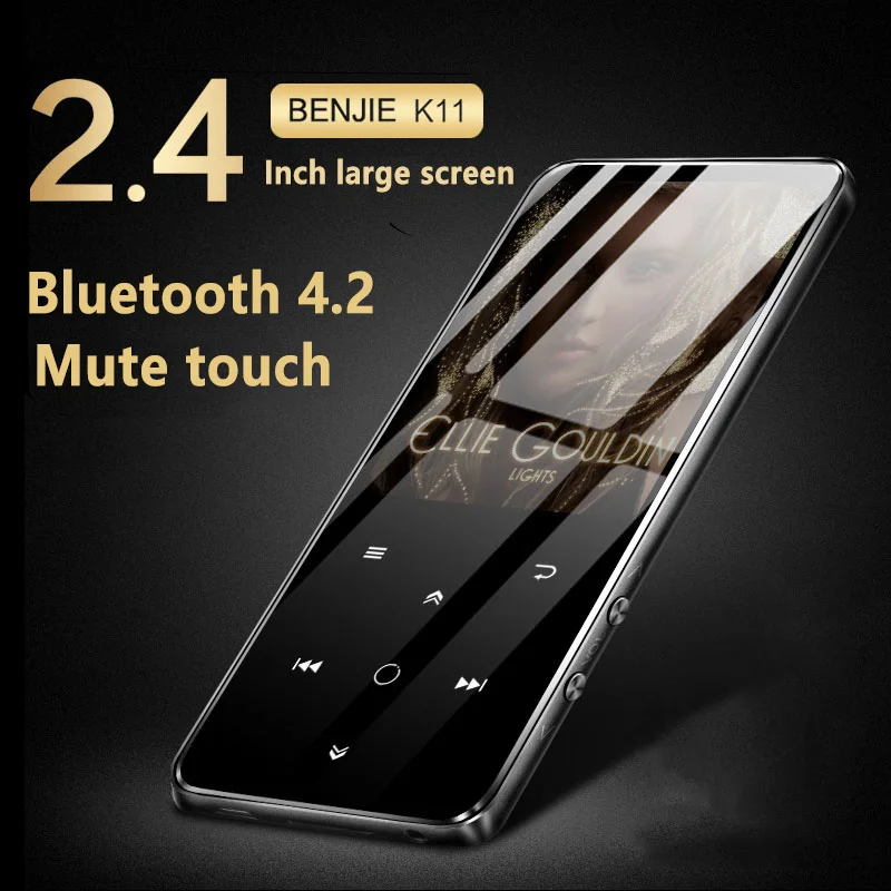 Original HIFI Mp4 Player 8GB 2.4 inch touch Screen Lossless Mini Portable Bluetooth video Players FM Radio Ebook Voice Recorder