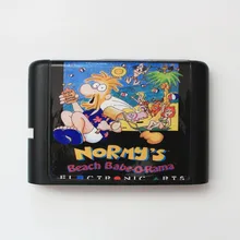 Игровая карта Normy's Beach Babe O Rama 16 bit MD для игровой консоли Sega megadrive Genesis