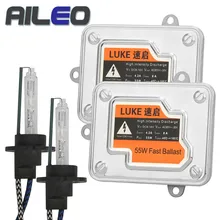 Aileo автомобильные лампы для передних фар H4 ксенон H7 H1 H3 H8 H9 H10 H11 H16(Япония) 9005 9006 HB2 HB3 HB44300K 5800K 55Вт HID