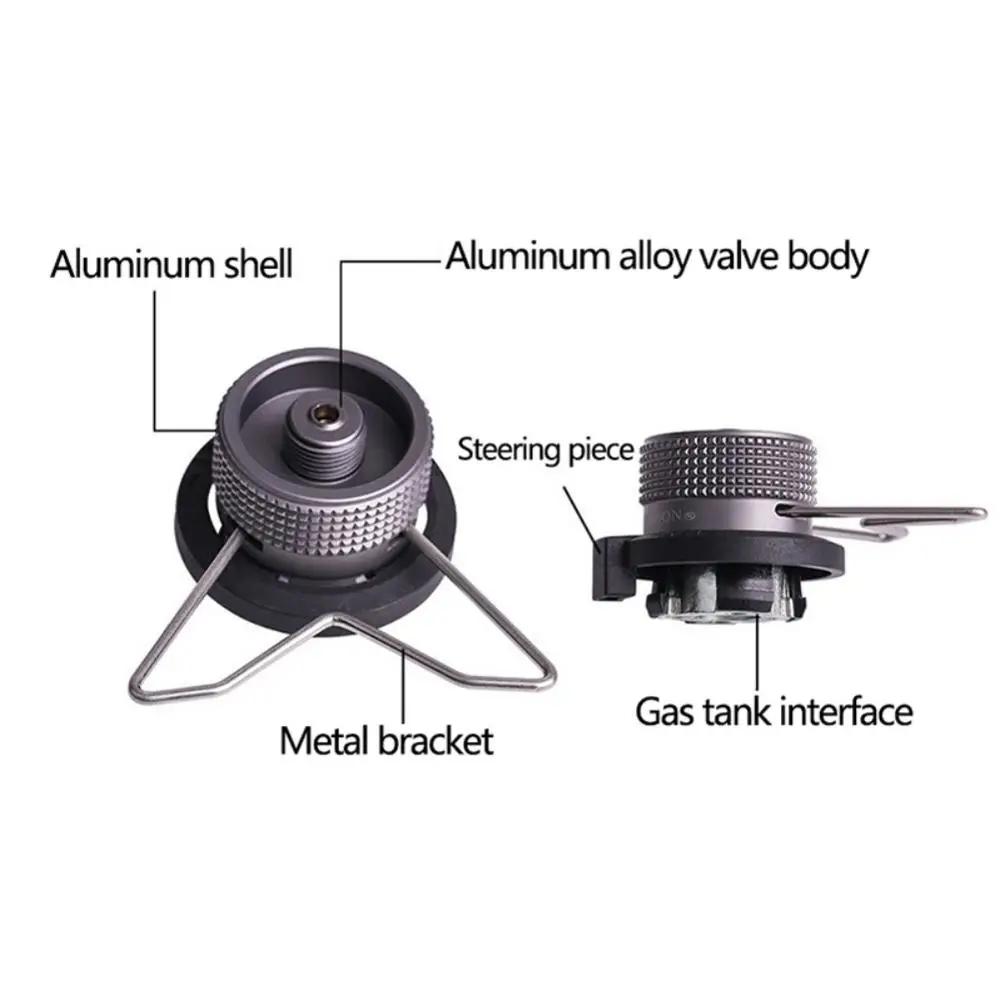 Горячий Открытый Кемпинг Туризм переходник для газовой плиты газовый бак Конвертер Разъем легкий газовый картридж бак цилиндрический адаптер инструмент