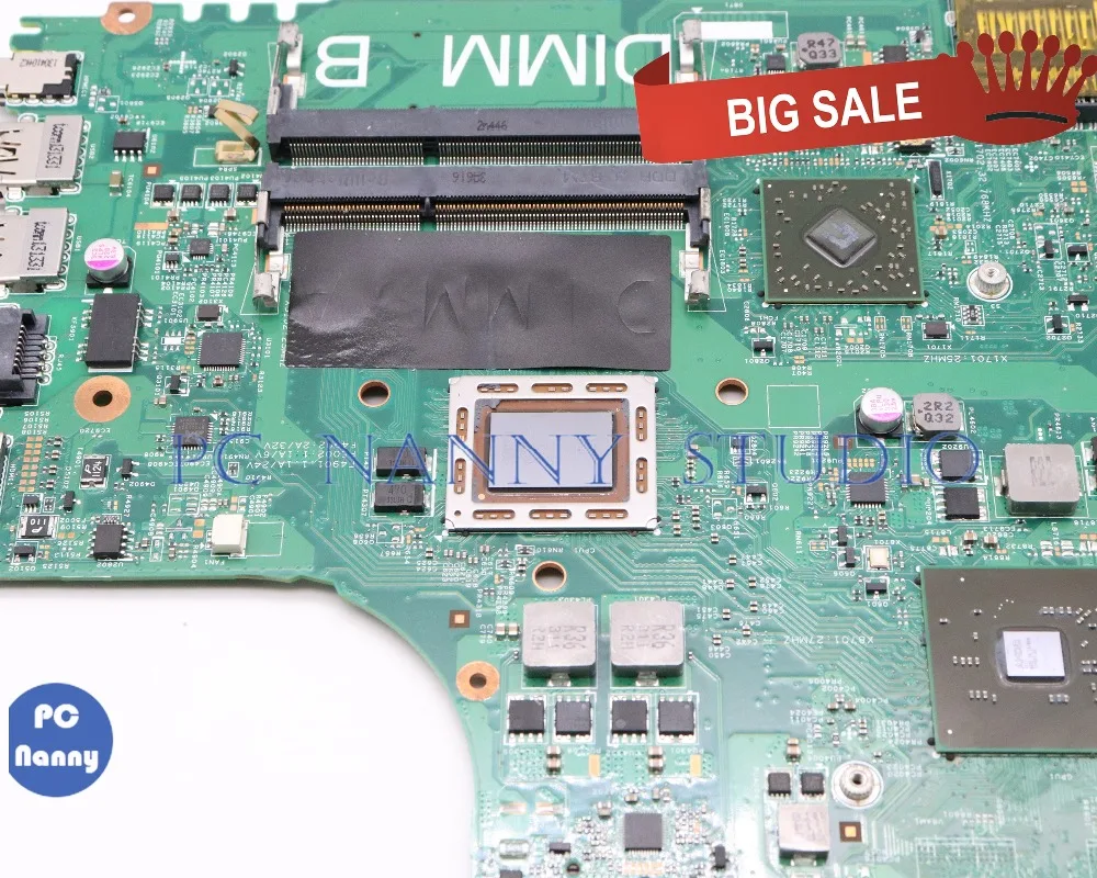 PCNANNY PWB F77G4 REV A00 CN-0616FF 0616FF 616FF для DELL inspiron M431R 5435 Материнская плата ноутбука A8-5545M протестирована
