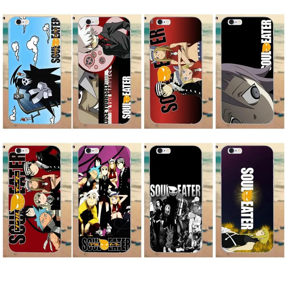 

anime Soul Eater For iPhone X 4 4S 5 5S 5C SE 6 6S 7 8 Plus Samsung Galaxy A3 A5 J1 J3 J5 J7 2016 2017 Soft TPU Cute Case