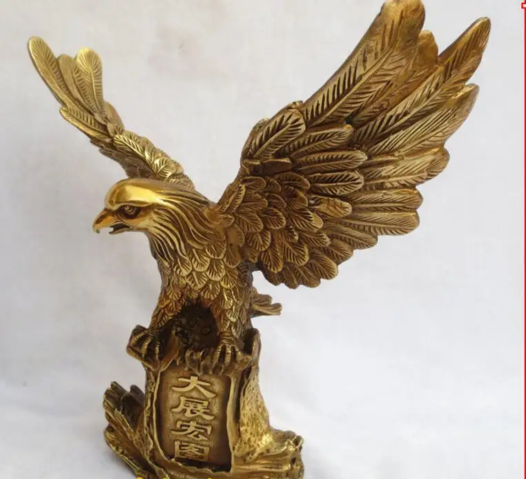 YM 810 Pure copper eagle ornaments grand exhibitionin Statues