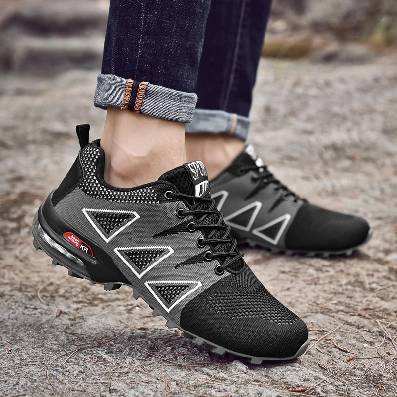

Fires Men Hiking Shoes Outdoor Sports Brand Comfort Trend Men Sneakers Breathable Men Hiking Shoes Zapatillas Hombre Big Size 48
