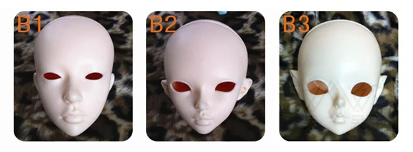 1/4 масштаб BJD голова без макияжа BJD/Аксессуары для кукол SD только практики макияжа.