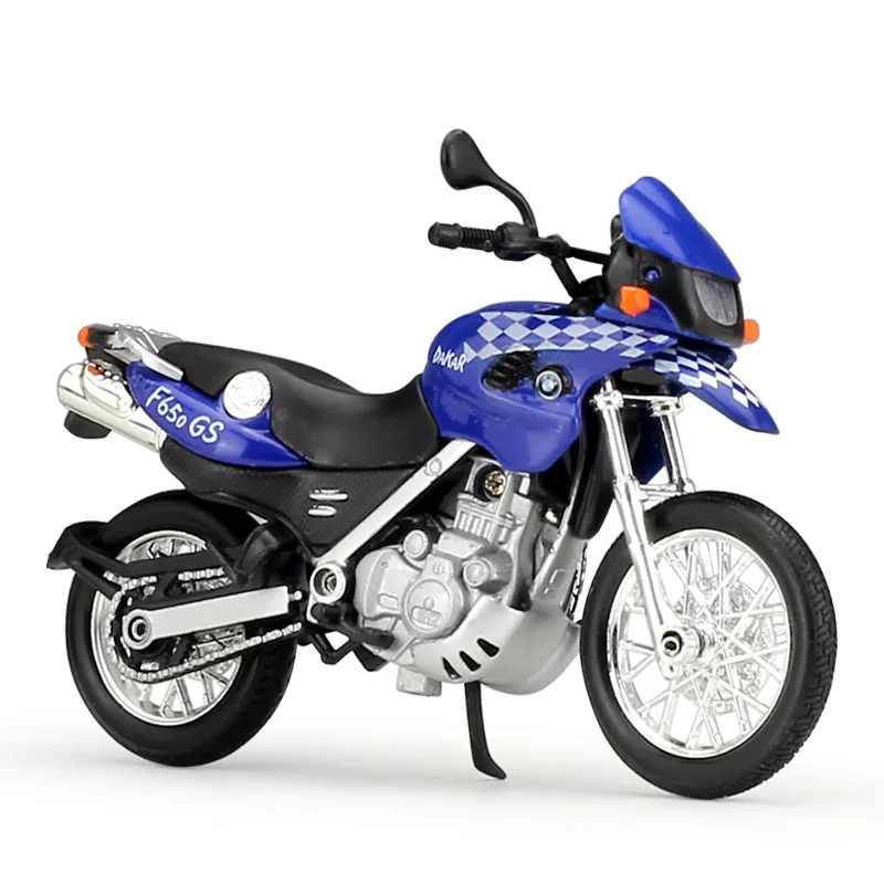 1:18 Welly BMW F650GS Мотокросс литой мотоцикл - Цвет: F650GS Blue