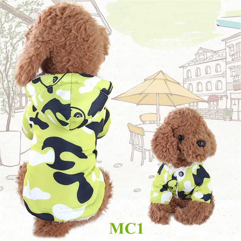 

Digital Camouflage Dog Clothes for Pets Waterproof Winter Fashion Sports Jacket MC1