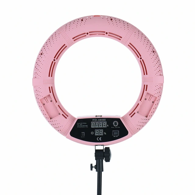 Yidoblo FD 480II roze tweekleurige Fotostudio Macro Ring Licht ... Yidoblo FD 480II roze tweekleurige Fotostudio Macro Ring Licht ...