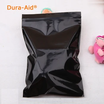 

Dura-Aid Multi Sizes Reclosable Poly Ziplock Package Pouches Black Heat Sealing Zip Lock Plastic Storage Bags 15.7"*26.7"_40x60c