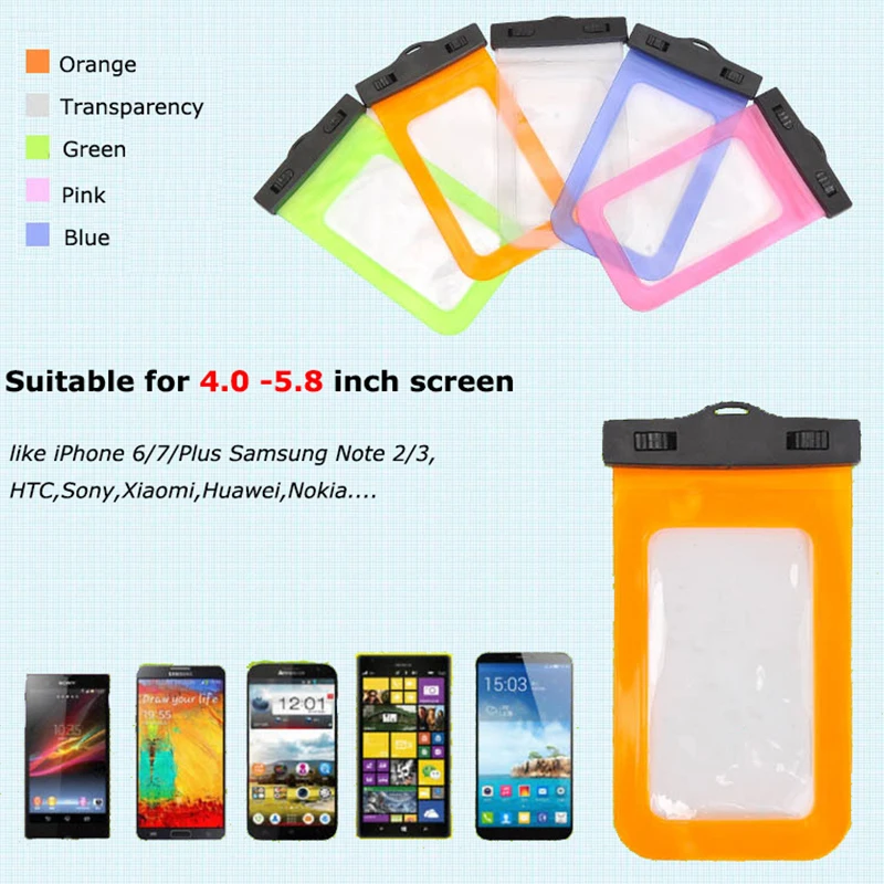 Transparent Waterproof Underwater Dry Box Bag For IPhone Cell Phone Touch Screen Smartphone Drifting River Tracking Bags Transparent Waterproof Underwater Dry Box Bag For IPhone Cell Phone Touch Screen Smartphone Drifting River Tracking Bags