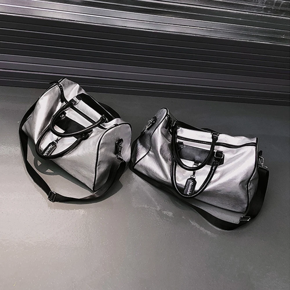 HOT SALE Women Men Unisex Travel Bag 2018 Stripe Sports Handbag Beach Crossbody Bag Fashion Couples Luggage Package Waterproof18