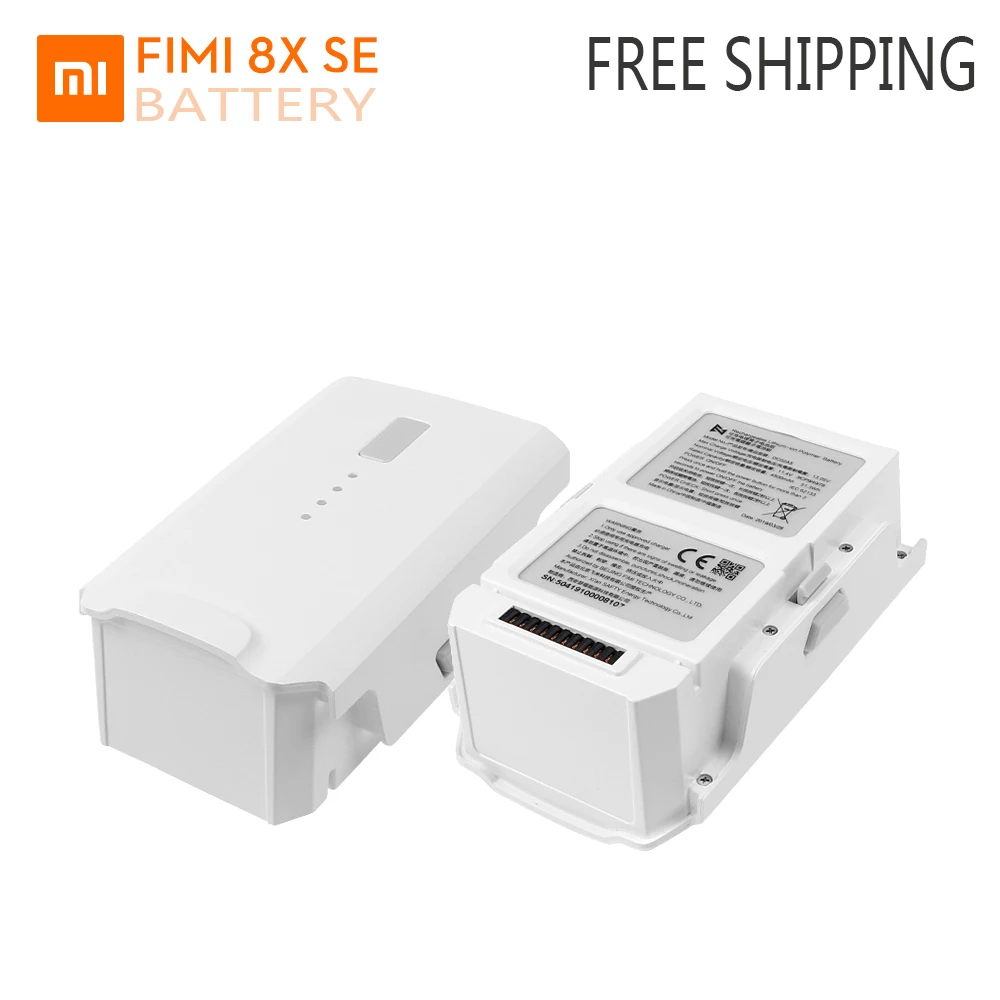 

Free Shipping Original FIMI X8 SE Battery 11.4v 4500mAh Replacement Drone Battery for xiaomi FIMI X8 Battery Accessories