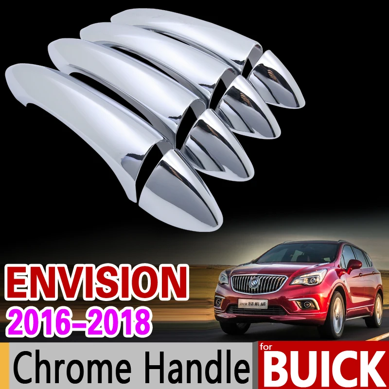 for Buick Envision Luxurious Chrome Handle Cover Trim Set of 4Door 2016 2017 2018 Car