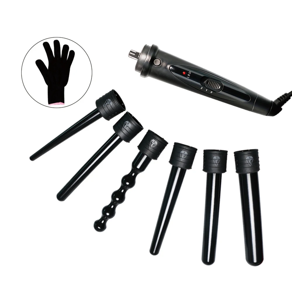 

Multifunctional Hair Curling Electric Hair Waver Pear Flower Cone Curler Roller Curling Wand
