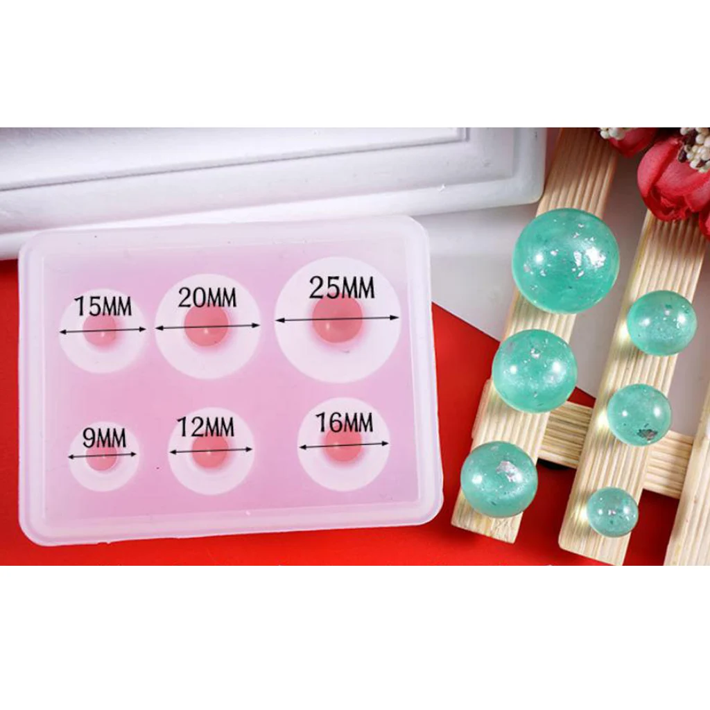 Transparent Silicone Mould Resin Decorative Craft DIY Universe Balls Epoxy Resin Molds for Jewelry Making Mold DIY Tools