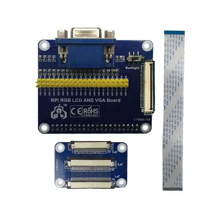 

Raspberry Pi RGB LCD and VGA driver board DPI driver 5 inch 7 inch 10.1 inch