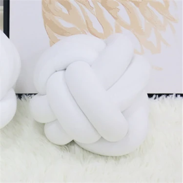 Baby Nest Bed Baby Crib Washable Travel Bed Crib for Newborn Infant Cotton Cot Bumper Cradle Dropshipping - Цвет: KNOT BALL DIAM 20CM