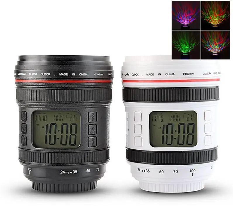 

Fourth generation of new ideas Canon lens cup alarm clock alarm clock alarm clock alarm clock