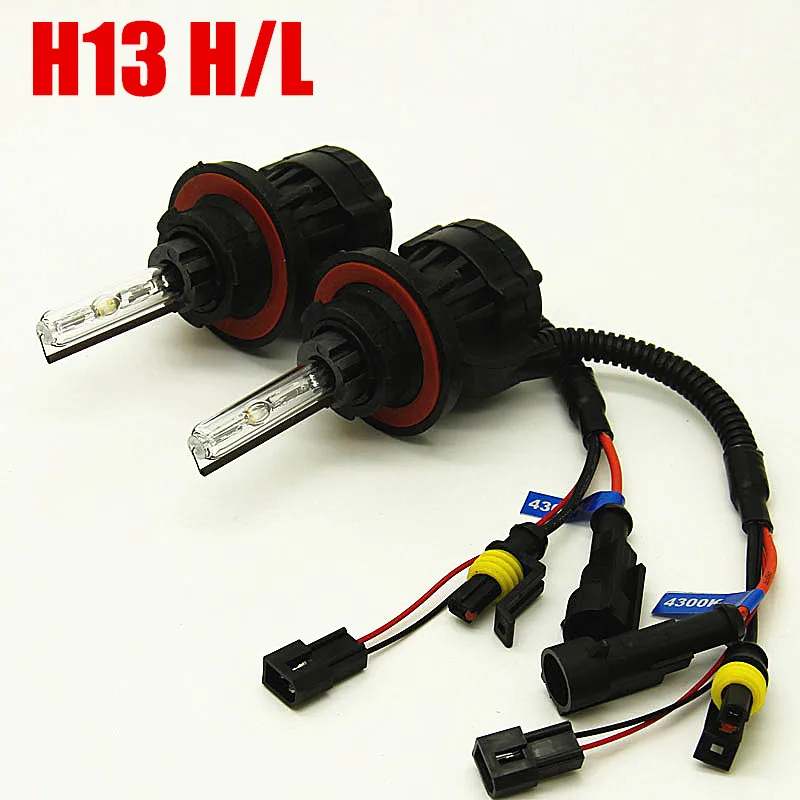 H4-3 9004 9007 Alta Baixa Auto Farol Feixe 12v Carro Luz Xenon Kit Hid h4 55w H13 15 Cheap Lâmpadas de farol de carro (Xenon)