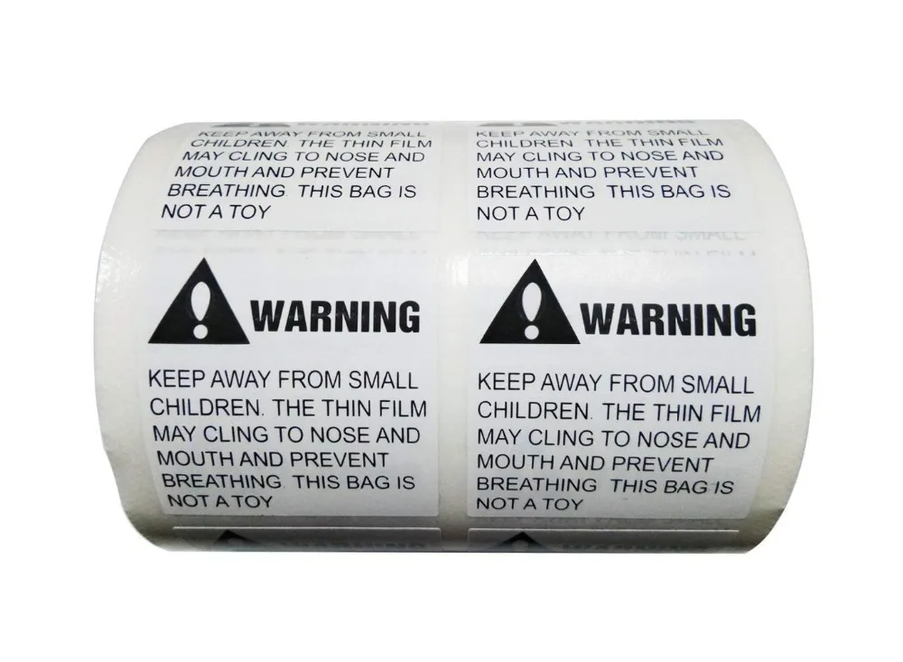 

Suffocation Warning Labels, Peel & Stick FBA Shipping Labels Stickers-1.6 x 1.6 Inch (40 x 40 mm) 1200 Pieces Per Roll