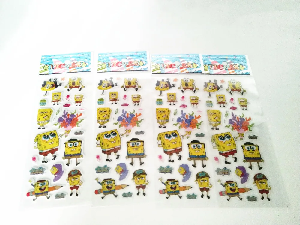6sheets Lot Christmas Gift Ideas Cartoon 3d Bubble Sticker