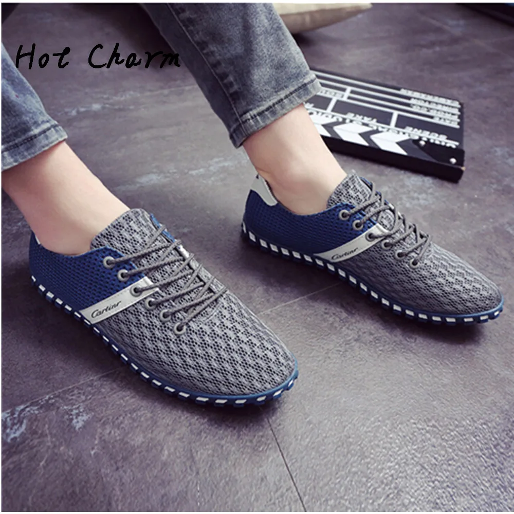2016 Mode Mannen Casual schoenen Zomer Herfst Ademende Mannen Flats schoenen  Lace Up Hoge Kwaliteit mesh Mannelijke Homo trend Schoenen|casual shoes| fashion casual shoesmen casual shoes - AliExpress