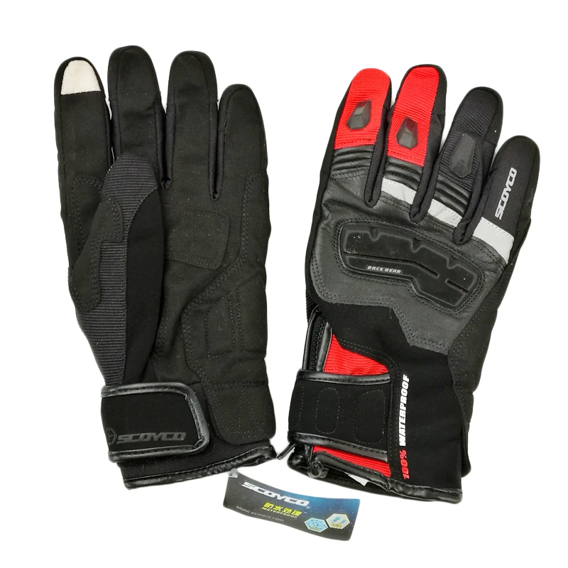 Мотоцикл перчатки Scoyco M-17B сенсорный Guantes защитный Велоспорт гонки Прихватки для мангала