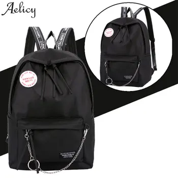 

Aelicy Fashion Backpacks Women Leisure Travel Rucksacks for Girls Teenager Candy Colors Letter Preppy Style School Bag Mochila