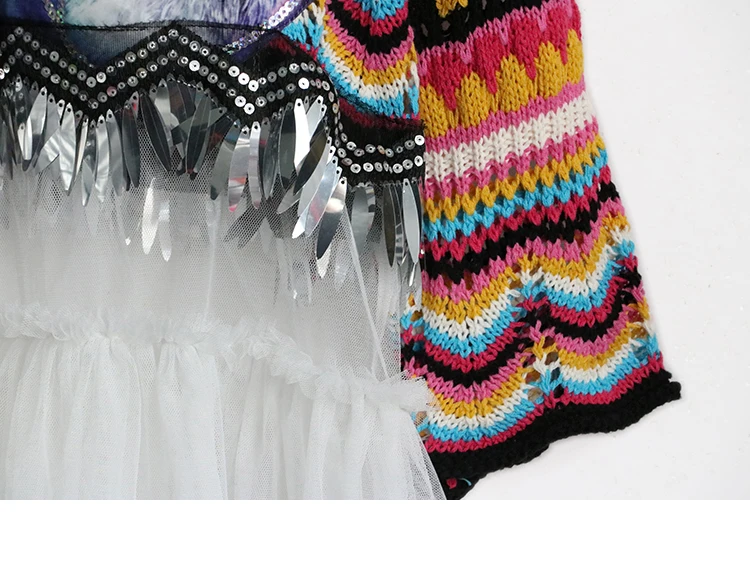 LORDXX свитер с мультяшным котом, Женский пуловер с дырочками, сетчатые свитера, вязанная Осенняя Вязанная одежда с блестками, Осенняя мода