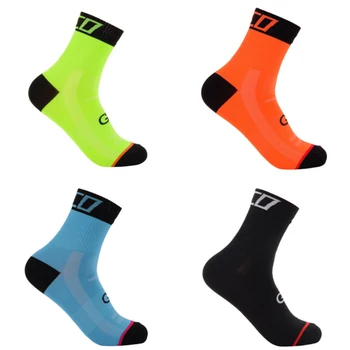 

1 Pair Breathable Men Women Sports Socks Road Mountain Bike and Racing Cycling Socks happy socks street style 4 colors