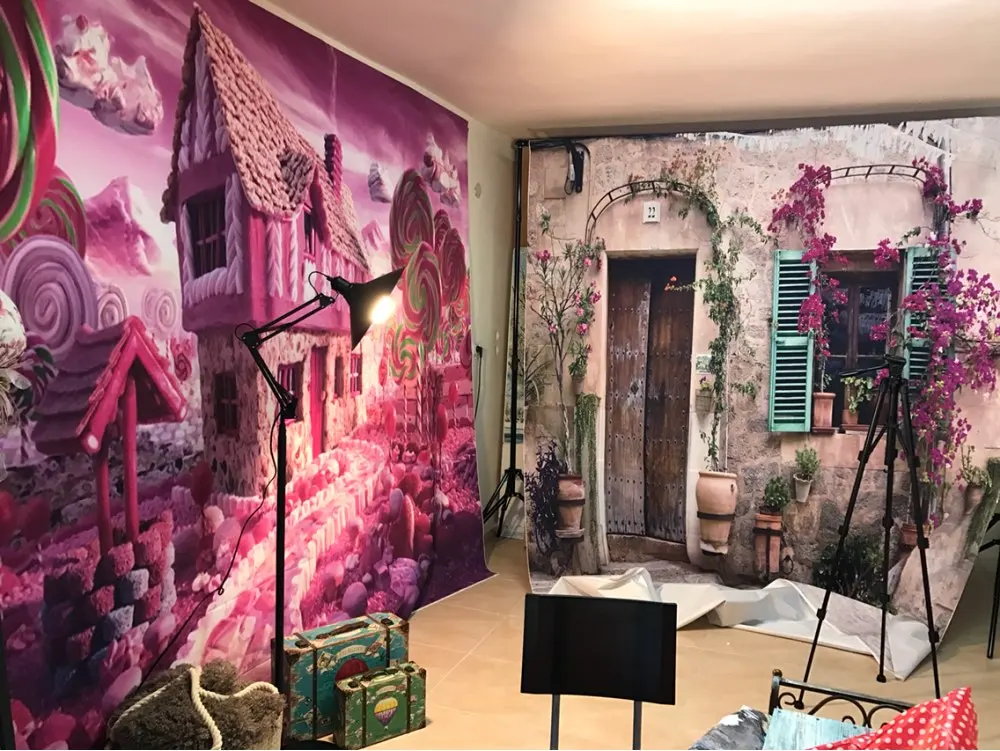 Винтаж дом фото фон виниловая фотография для студийной съемки под заказ