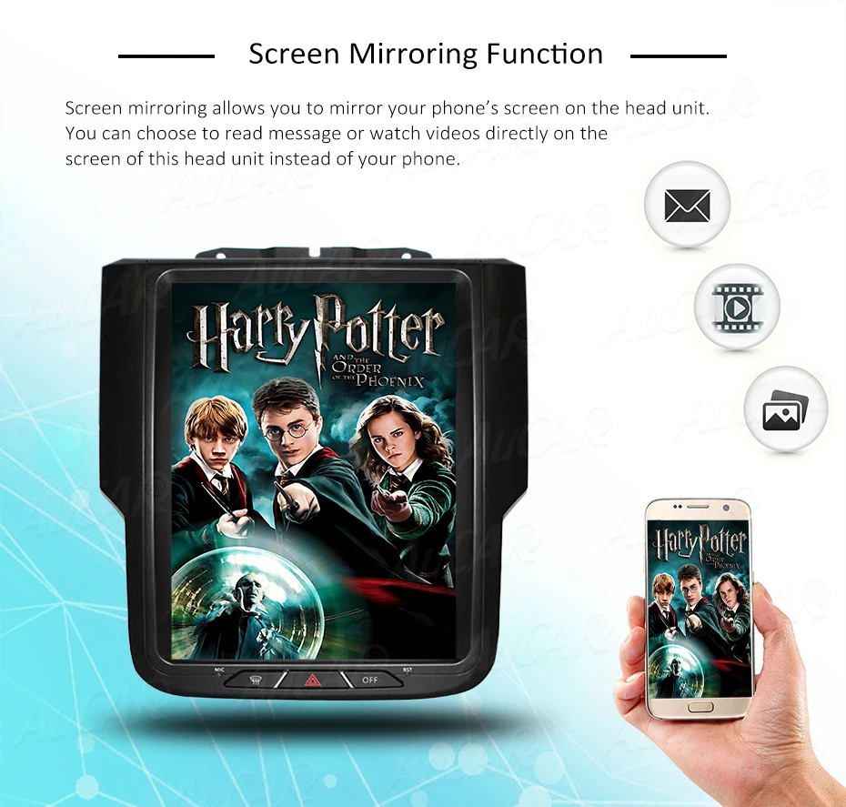Flash Deal Android 6.0 Tesla Style 10.4" Car DVD Player for Dodge RAM GPS System Audio 2014 - Bluetooth Radio WIFI 4G Vertical Stereo IPS 10
