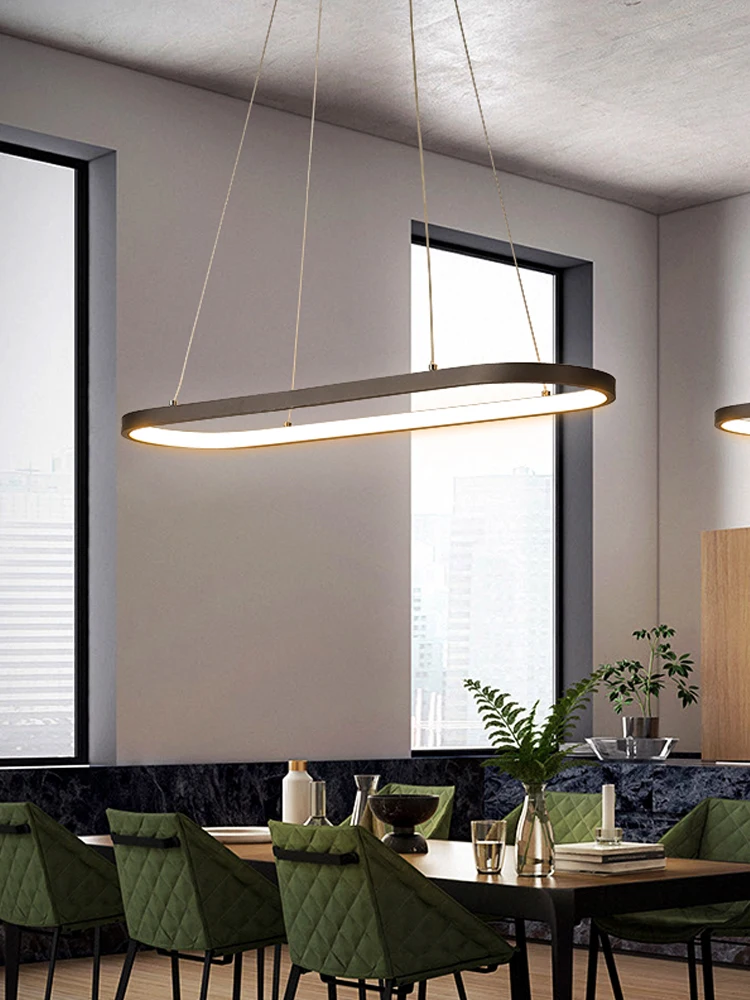 

Chandelier creative personality Simple restaurant led postmodern Nordic living room bedroom dining room bar art lamp
