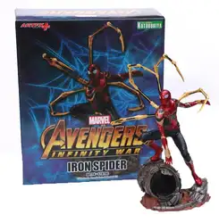 Marvel Мстители ARTFX + Бесконечная война Железный Человек-паук фигурка супергероя модель игрушки