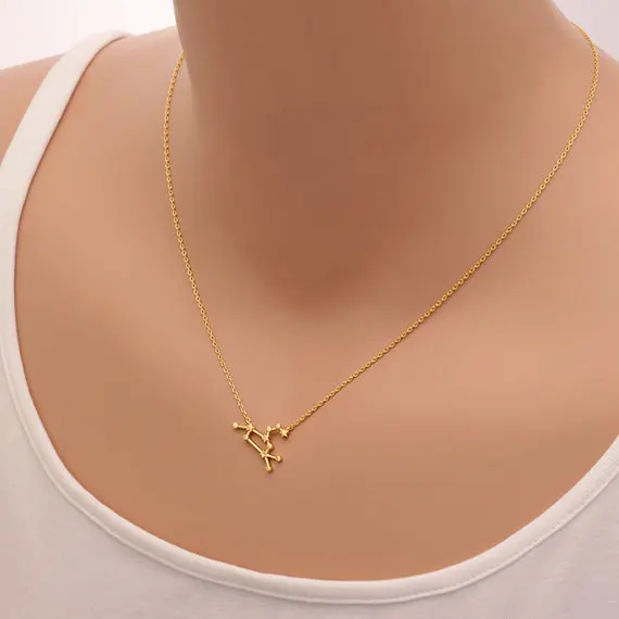 Leo Zodiac Necklace Astrology Zodiac 