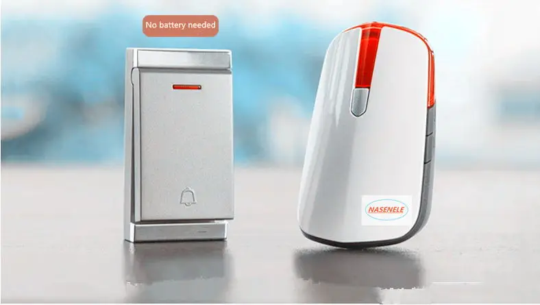 

Door bell no battery needed wireless, water proof